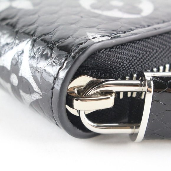 Louis Vuitton Black Monogram Python Zippy Wallet 3LK0223 - Picture 10 of 12